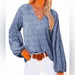 NWT Boho Relaxed Blouse